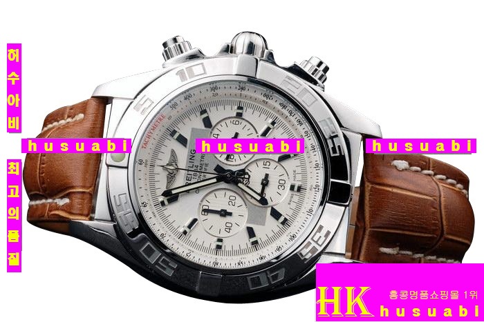 Ʋ ׽ð Breiting ڸǰð ׹ Replica Breitling Chronomat B01 Japanese Quartz Movement Tan leather strap Men