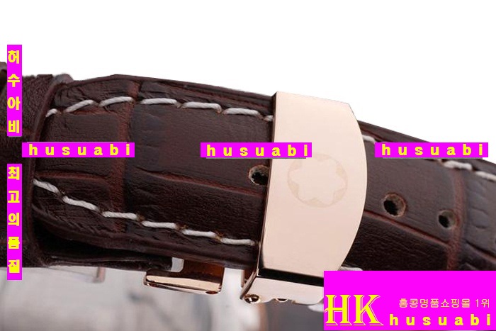 ������ MontBlanc ���ڸ�ǰ ���׽ð� Replica MontBlanc Automatic Movement Black Leather Strap Stainless Steel Men . YC00-010