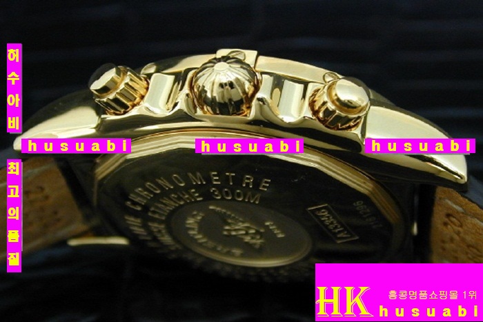 �����Ʋ�� ũ�γ��-�����Ʋ�� ��Ʈ ����-BREITLING - �ð� WINDRIDER CHRONOMAT YELLOWGOLD LATHER STRAP 2