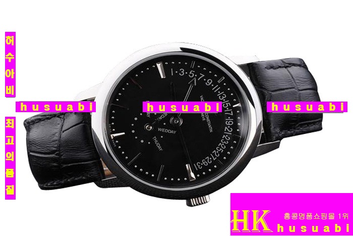 �ٽ����ܽ�źƾ ���ڸ�ǰ�ð� Replica Vacheron Constantin Black Crocodile Leather Strap Automatic Movement 36 mm vc34 A023